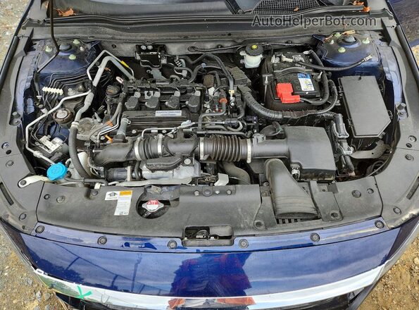 1HGCV1F40LA030954 2020 HONDA ACCORD Blue Սալոնի հետևի տեսք