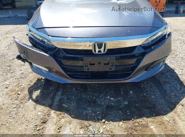 1HGCV1F40LA110660 2020 HONDA ACCORD Gray Widok z przodu