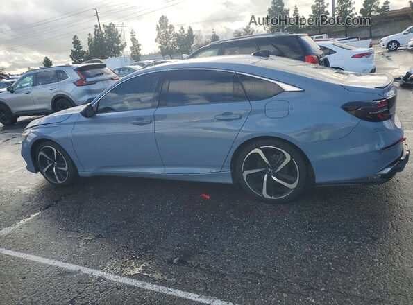 1HGCV1F40MA006509 2021 HONDA ACCORD Blue 