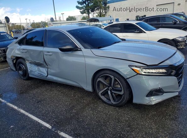 1HGCV1F40MA006509 2021 HONDA ACCORD Blue 