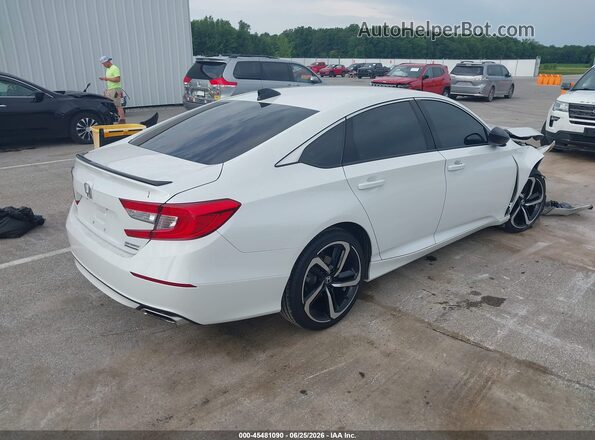1HGCV1F40MA041583 2021 HONDA ACCORD White უკანა მარჯვენა