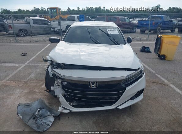 1HGCV1F40MA041583 2021 HONDA ACCORD White ხელსაწყოთა პანელის ხედი