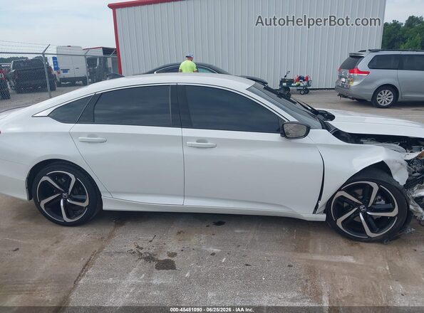 1HGCV1F40MA041583 2021 HONDA ACCORD White უკანა სალონის ხედი