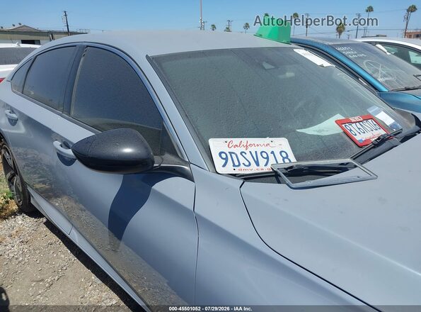 1HGCV1F40MA051580 2021 HONDA ACCORD Gray Widok wnętrza z tyłu