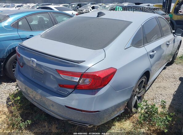 1HGCV1F40MA051580 2021 HONDA ACCORD Gray Tył prawy