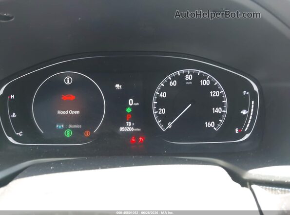 1HGCV1F40MA051580 2021 HONDA ACCORD Gray Widok tylnych siedzeń
