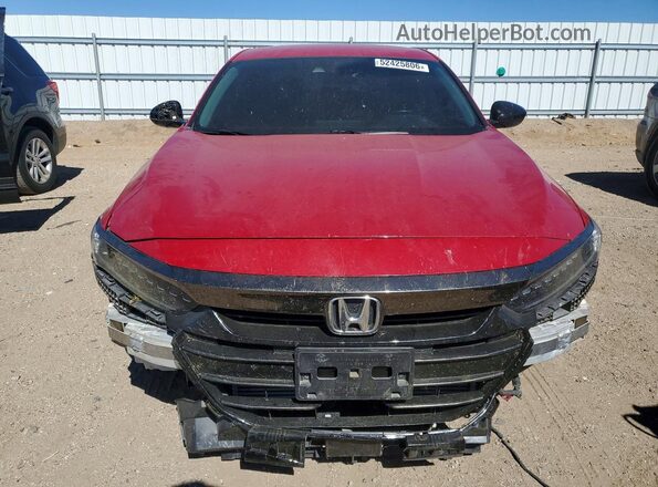 1HGCV1F40MA090301 2021 HONDA ACCORD Red 