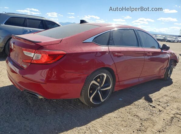 1HGCV1F40MA090301 2021 HONDA ACCORD Red 