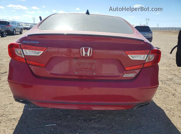 1HGCV1F40MA090301 2021 HONDA ACCORD Red 