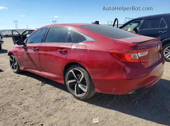 1HGCV1F40MA090301 2021 HONDA ACCORD Red 