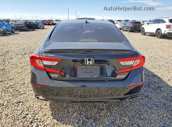 1HGCV1F40MA095692 2021 HONDA ACCORD Black Widok z tyłu