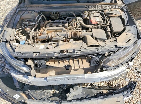 1HGCV1F40MA095692 2021 HONDA ACCORD Black Widok wnętrza z tyłu