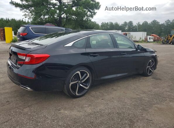 1HGCV1F40MA101877 2021 HONDA ACCORD Black უკანა მარჯვენა