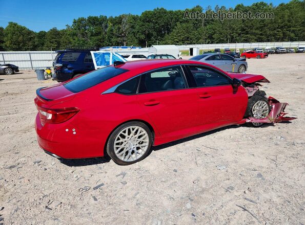 1HGCV1F40MA122504 2021 HONDA ACCORD Red 