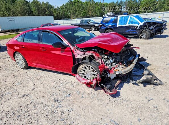 1HGCV1F40MA122504 2021 HONDA ACCORD Red 