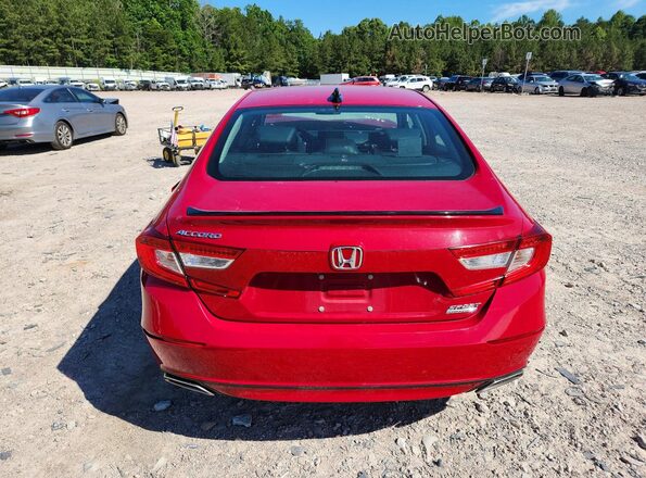1HGCV1F40MA122504 2021 HONDA ACCORD Red 
