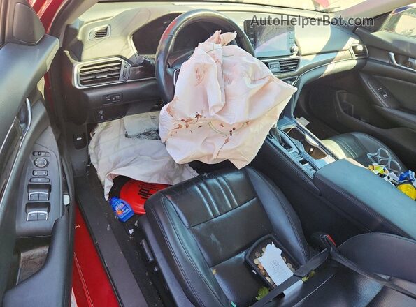 1HGCV1F40MA122504 2021 HONDA ACCORD Red 