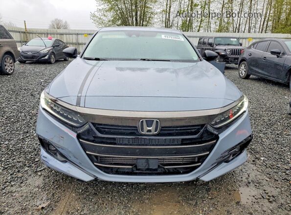 1HGCV1F40NA007564 2022 HONDA ACCORD Серый 