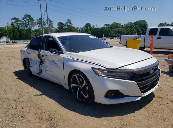 1HGCV1F40NA095998 2022 HONDA ACCORD White 