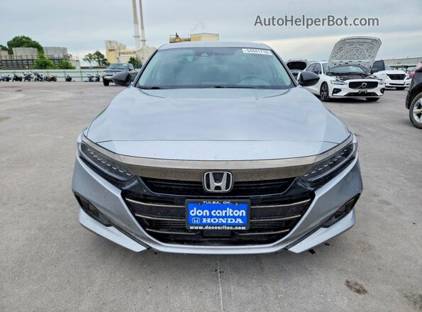 1HGCV1F40NA108717 2022 HONDA ACCORD Silver Vista frontal