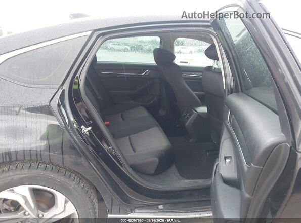 1HGCV1F41JA106663 2018 HONDA ACCORD Black Вид наклейки з VIN-кодом
