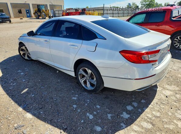 1HGCV1F41JA112284 2018 HONDA ACCORD White Trasero izquierdo