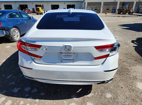 1HGCV1F41JA112284 2018 HONDA ACCORD White Vista trasera