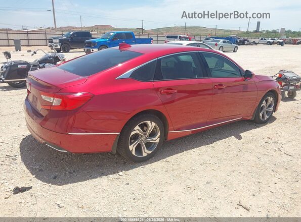 1HGCV1F41JA136178 2018 HONDA ACCORD Red Rear right