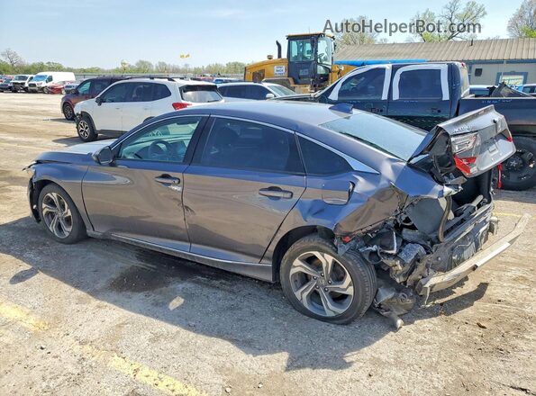1HGCV1F41KA017743 2019 HONDA ACCORD Gray Tył lewy