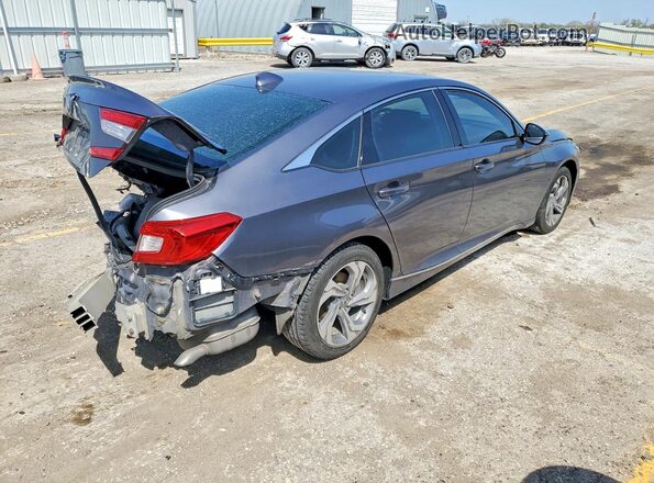 1HGCV1F41KA017743 2019 HONDA ACCORD Gray Tył prawy