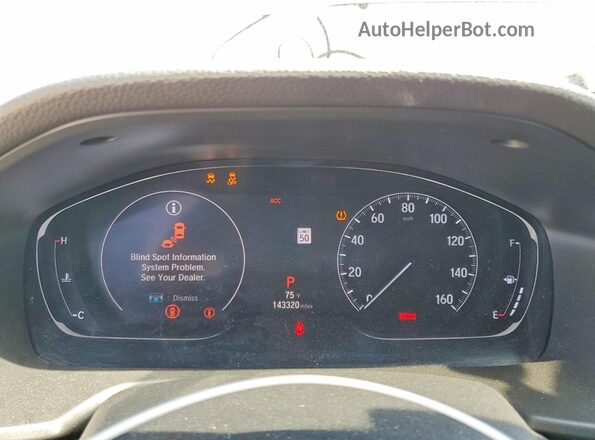 1HGCV1F41KA017743 2019 HONDA ACCORD Gray Widok zestawu wskaźników