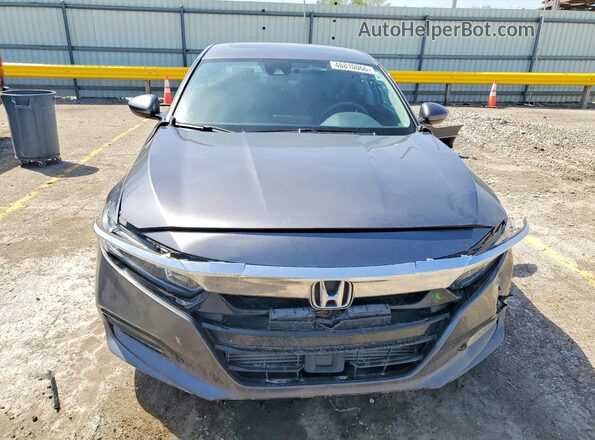1HGCV1F41KA017743 2019 HONDA ACCORD Gray Widok z przodu