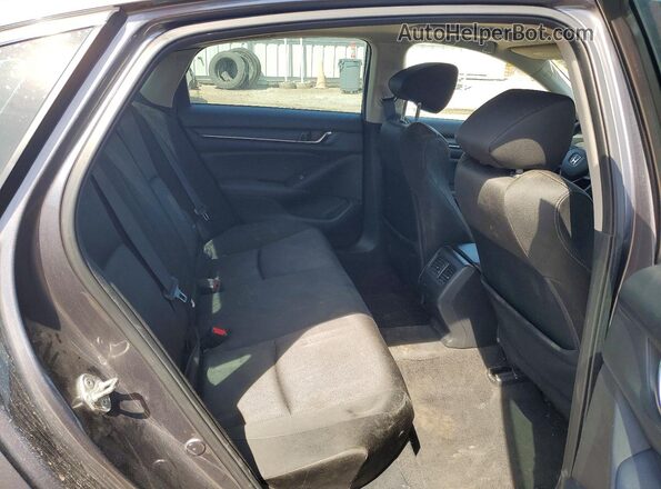 1HGCV1F41KA017743 2019 HONDA ACCORD Gray Widok tylnych siedzeń