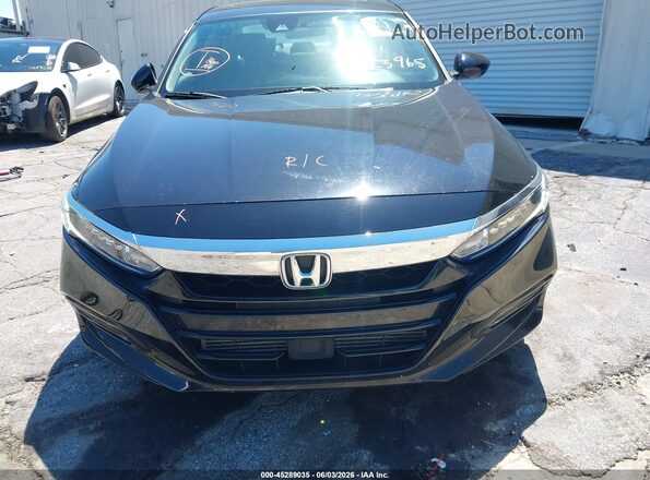 1HGCV1F41KA123965 2019 HONDA ACCORD Черный Вид щитка приборов