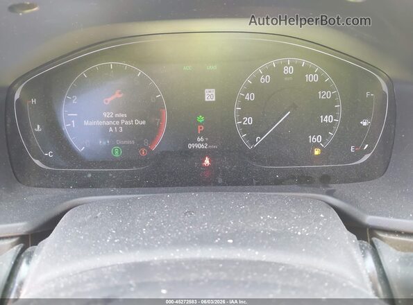 1HGCV1F41KA177735 2019 HONDA ACCORD Gray Rear seats view