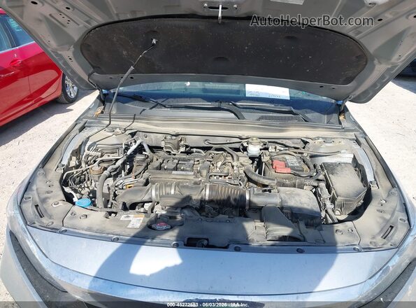 1HGCV1F41KA177735 2019 HONDA ACCORD Gray Rear view
