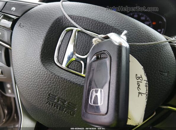 1HGCV1F41LA013693 2020 HONDA ACCORD Black წინა პანელის ხედი