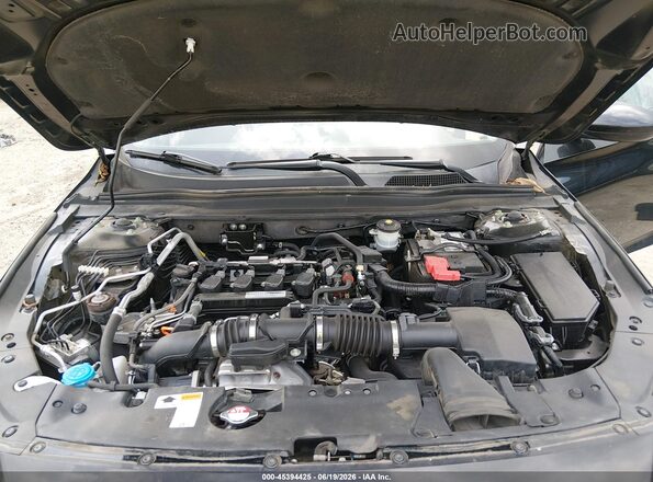 1HGCV1F41LA013693 2020 HONDA ACCORD Black უკანა ხედი