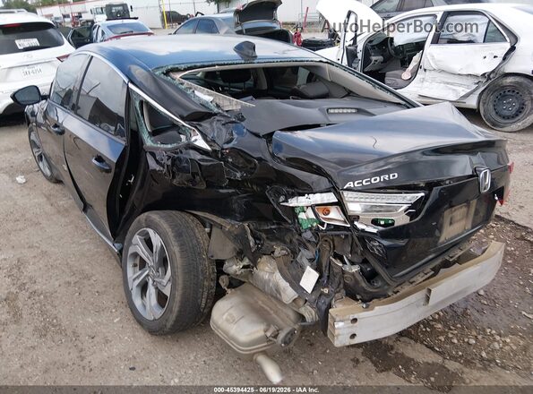 1HGCV1F41LA013693 2020 HONDA ACCORD Black წინა ხედი
