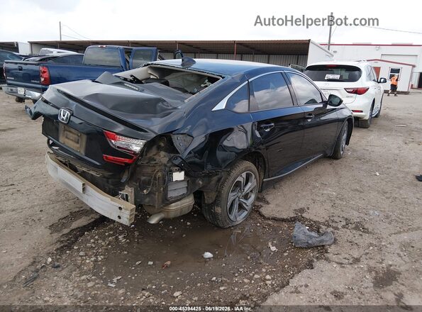 1HGCV1F41LA013693 2020 HONDA ACCORD Black უკანა მარჯვენა