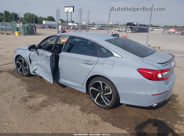 1HGCV1F41MA028003 2021 HONDA ACCORD Light Blue უკანა მარცხენა