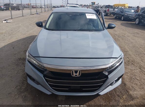1HGCV1F41MA028003 2021 HONDA ACCORD Light Blue უკანა სალონის ხედი