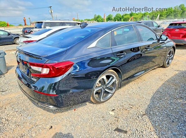 1HGCV1F41MA119014 2021 HONDA ACCORD Black Rear right