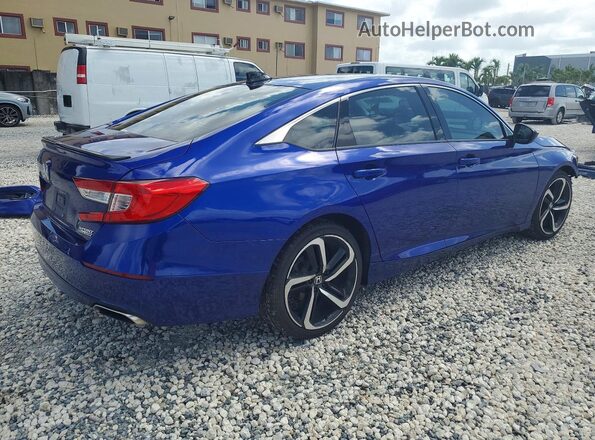 1HGCV1F41NA009288 2022 HONDA ACCORD Blue 