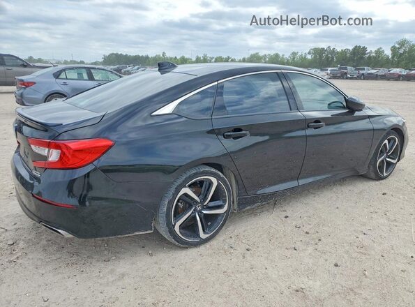 1HGCV1F41NA071354 2022 HONDA ACCORD Black Trasero derecho