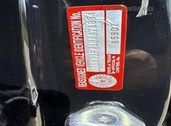 1HGCV1F41NA071354 2022 HONDA ACCORD Black Vista de la etiqueta del VIN