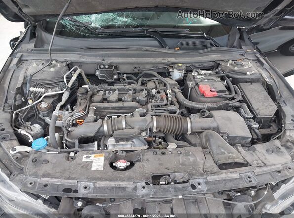 1HGCV1F42NA017528 2022 HONDA ACCORD Black Вид ззаду