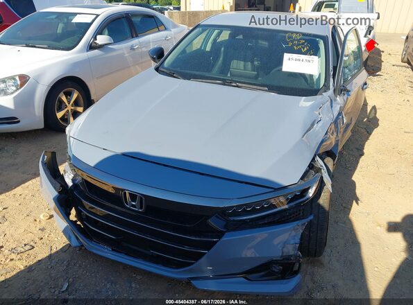 1HGCV1F42NA027802 2022 HONDA ACCORD Blue Вид щитка приладів