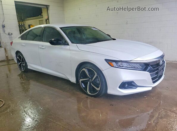 1HGCV1F42NA070911 2022 HONDA ACCORD White Przód prawy