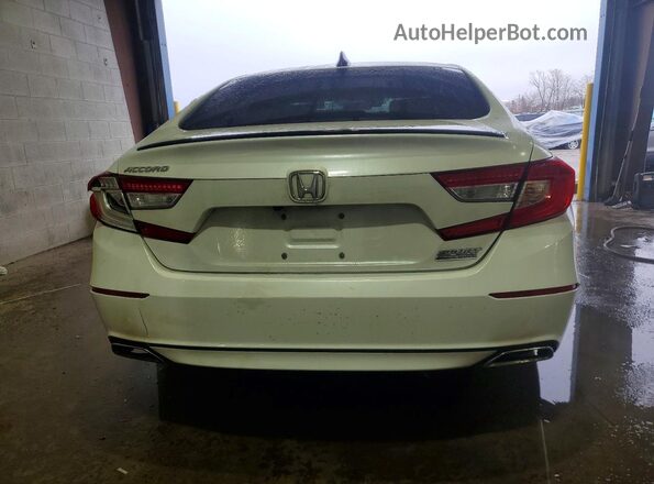 1HGCV1F42NA070911 2022 HONDA ACCORD White Widok z tyłu